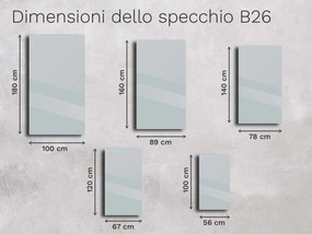 Specchio Base con bisello B26