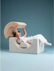 Gioco per psicomotricità color crema in velluto a coste 3 pz altezza totale 37 cm 75x49 cm Rainbow Montessori – Wigiwama