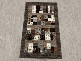 Loribaft Tappeto persiano 80x130 Grigio (Iran) Annodato A Mano