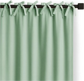 Tenda parzialmente oscurante color menta 140x250 cm Carli Tie – Restilo