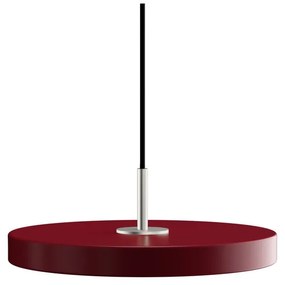Lampada a sospensione a LED rossa con paralume in metallo ø 31 cm Asteria Mini - UMAGE