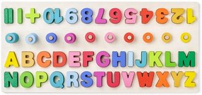 Lavagna Didattica con Conteggi, Lettere e Numeri