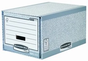 Cassetto di archiviazione Fellowes Bankers Box Grigio Cartone Riciclato (31 x 39 x 56,8 cm)