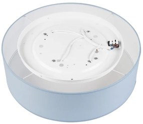 Plafoniera SIRJA PASTEL DOUBLE 4xE27/15W/230V diametro 45 cm blu