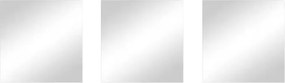 Set di specchi da parete 3 pz 30x30 cm – MSV