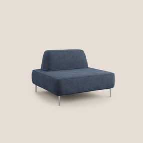 Newton poltrona modulare con schienali movibili T07 blu