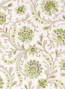 Nina Campbell Carta da parati Bavilles - Green/ Taupe
