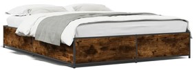 Giroletto Rovere Fumo 140x200 Cm İn Legno Multistrato Metallo /