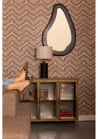 Vetrina dorata in metallo 100x80x38,5 cm Gertlush – Dutchbone