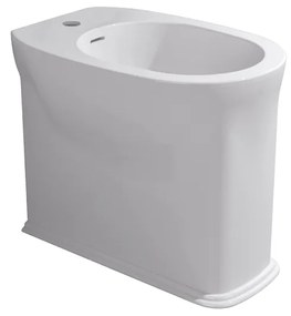 Ceramica Flaminia Madre bidet filo muro monoforo a pavimento in ceramica bianco