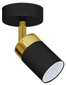 Faretto JOKER 1xGU10/25W/230V nero/oro