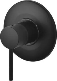 Rubinetto per incasso doccia getto laminare cristallino ad incasso monocomando Circle two nero opaco GATTONI RUBINETTERIA