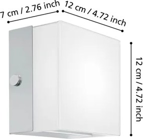 Eglo 95747 - Applique da parete LED ALEA 2 LED/3,7W/230V