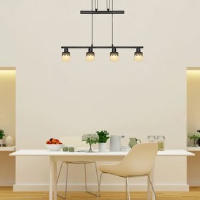 Rabalux 5345 - Lampadario a sospensione con filo LACEY 4xE14/40W/230V