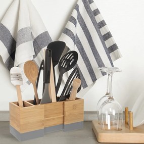 Supporto in bambù per utensili da cucina - Orion