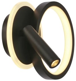 Faretto da parete a LED MONET LED/16W/230V nero