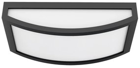 Applique Slim Design IP65 - E27 Nera Colore del corpo Nero