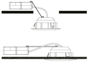 Eglo 95852 - KIT 3x Lampada LED da incasso PINEDA 1xLED/4,9W/230V