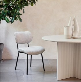 Sedia da pranzo grigio chiaro Buffalo - Unique Furniture