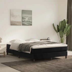 Materasso A Molle Insacchettate Nero 140x210x20 Cm İn Velluto /