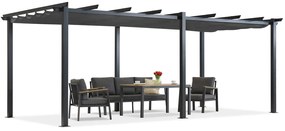 Pergola terrazzato Barbados 3x6 m Garden Point antracite