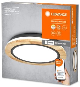 Ledvance - Plafoniera LED dimmerabile SMART+ ORBIS WOOD LED/24W/230V Wi-Fi