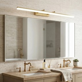 Applique da bagno LED  APP1877-1W 80cm BRUSH GOLD