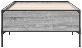 Giroletto grigio sonoma 75x190cm in legno multistrato e metallo