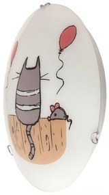 Rabalux 4558 - Applique per bambini CATHY 2xE27/60W