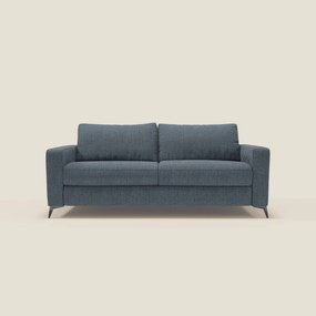 Alaya Divano letto matrimoniale dai morbidi cuscini in tessuto impermeabile T03 blu