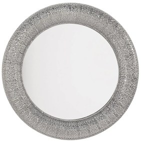 Specchio da parete tondo ø 80 cm color argento CHANNAY Beliani
