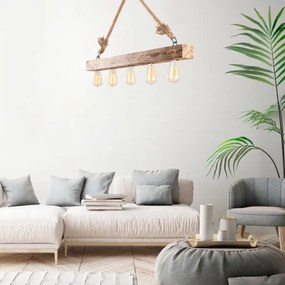 Lampadario su filo EREBOS 5xE27/100W/230V