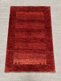 Loribaft Tappeto 90 x 60 Rosso (Iran) Annodato A Mano