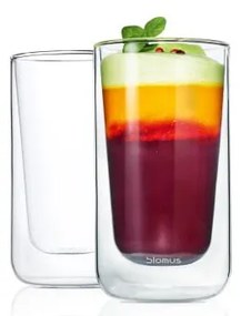 Set di bicchieri doppio strato 2 pz 320 ml Nero – Blomus