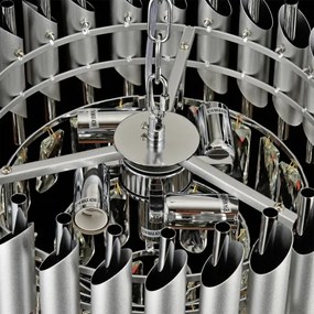 Brilagi - Plafoniera ECLIPSE 5xE14/10W/230V Ø 38 cm, argento