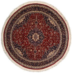 Isfahan Tappeto orientale 250 x 250 Rosso (Cina) Annodato A Mano