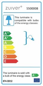 Plafoniera a LED bianca Dice - Zuiver