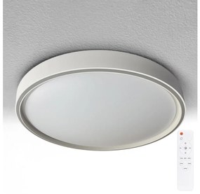 Brilagi-LED Lampada dimmerabile NANCI LED/60W/230V 3000-6500K Ø 49 cm argento +telecomando
