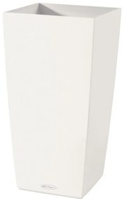 Vaso per piante e fiori Cubico LECHUZA in polipropilene bianco H 56 cm L 30 x P 30 cm