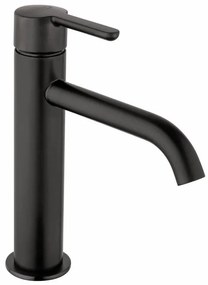 Rubinetto per lavabo a canna media Baleno nero spazzolato JACUZZI RUBINETTERIA