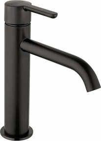 Rubinetto per lavabo a canna media getto laminare cristallino Baleno metal gun JACUZZI RUBINETTERIA