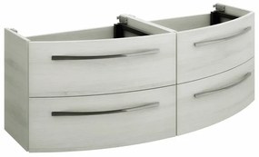 Mobile da bagno sotto lavabo PELIPAL Image rovere L 130 x H 48 x P 48 cm 4 cassetti, lavabo non incluso