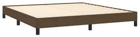 Giroletto marrone scuro 160x200 cm in tessuto