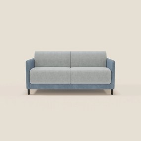 Narciso divano letto desing con materasso H18 cm bicolore con struttura in microfibra smacchiabile e imbottiture in elegante tessuto impermeabile T06