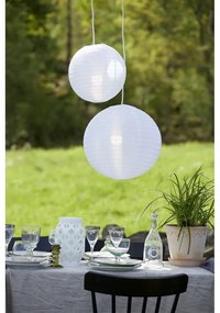 Lanterna bianca Lanterna, altezza 23 cm Flame - Star Trading