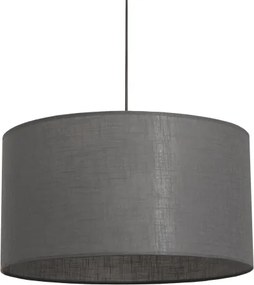Lampadario a sospensione ALBA con cavo 1xE27/15W/230V Ø 40 cm grigio