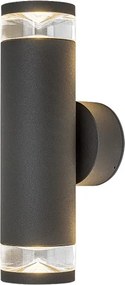 Rabalux 77072 - Applique da esterno TORNIO 2xGU10/10W/230V IP54 antracite