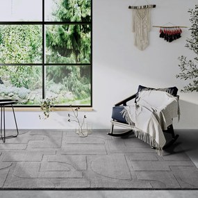 Tappeto grigio in lana tessuto a mano 190x280 cm Alexis - Villeroy&amp;Boch