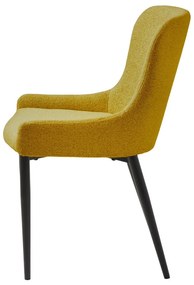 Sedia da pranzo gialla Ontario - Unique Furniture