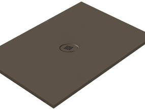 Piatto doccia in ceramica extra slim caffè L 120 x L 80 cm